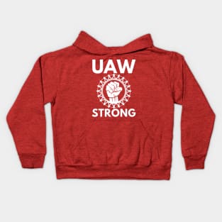 UAW Strong - UAW on strike 2023 Kids Hoodie